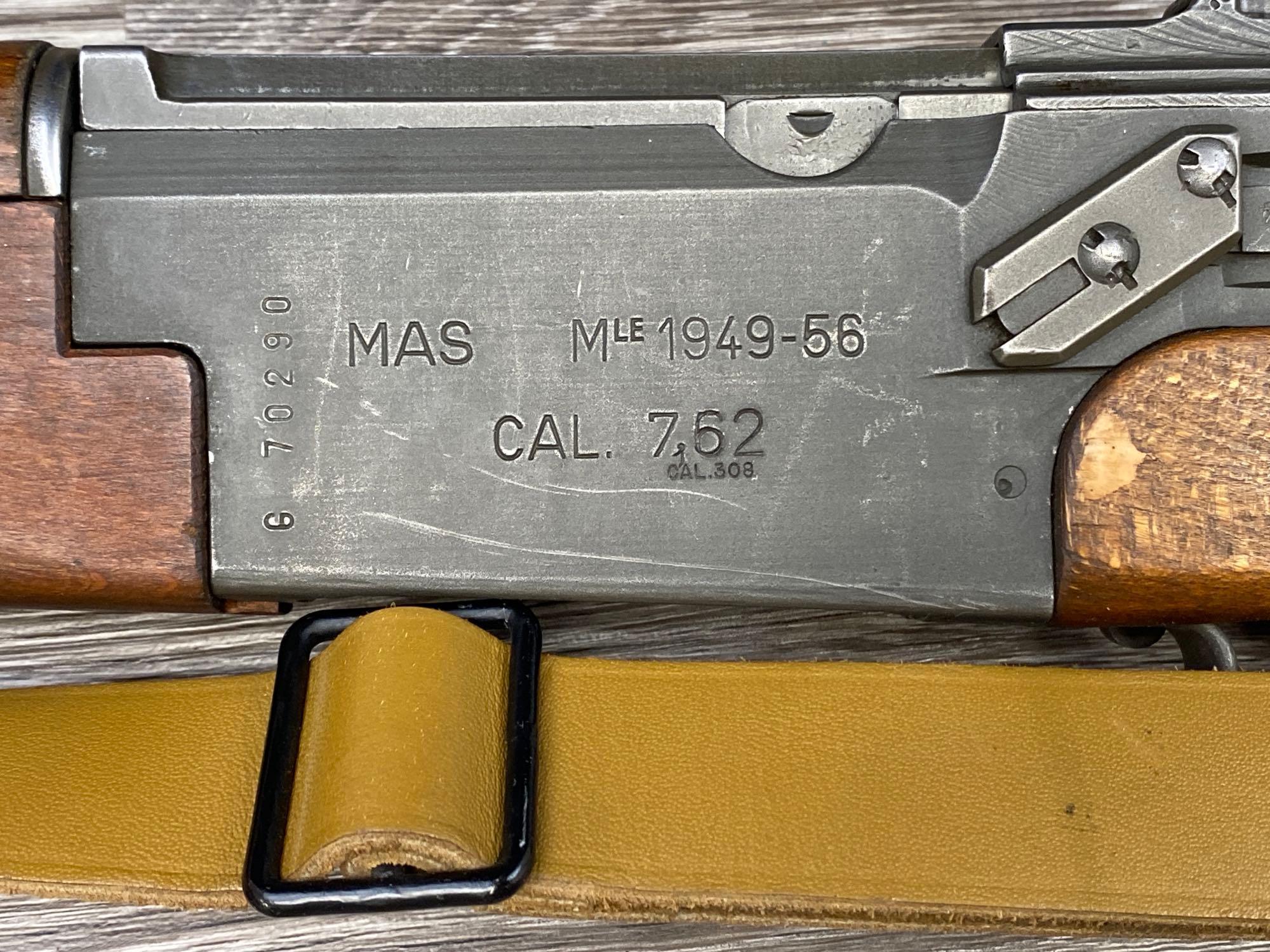FRENCH MAS MODEL 1949-56 7.62mm SEMI-AUTO MILITARY RIFLE