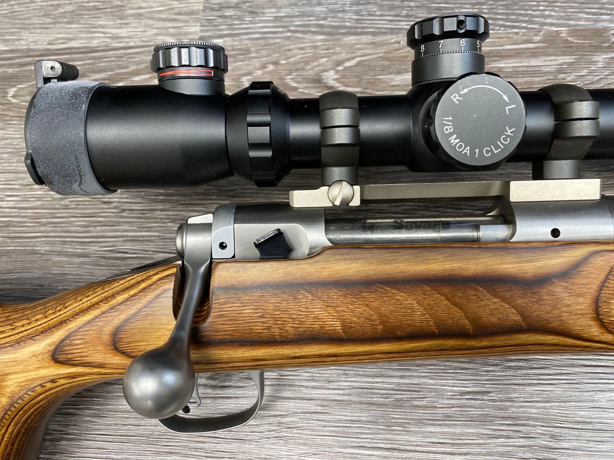 SAVAGE MODEL 12 .204 RUGER BOLT-ACTION RIFLE W/ SCOPE