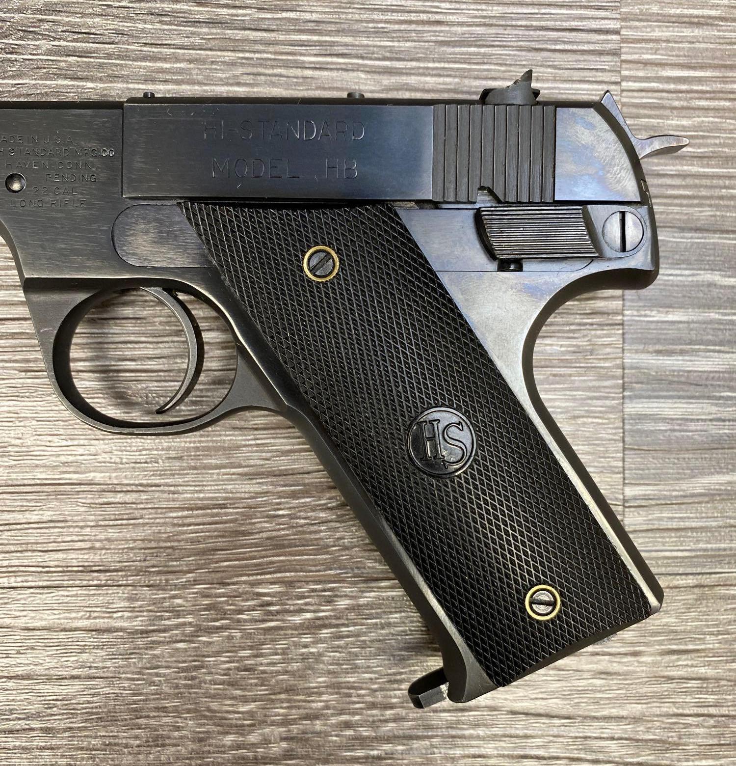 HIGH STANDARD MODEL HB .22 LR SEMI-AUTO PISTOL W/ FACTORY BOX