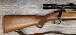 RUGER M77 BOLT-ACTION SPORTING RIFLE .220 SWIFT CAL. W/ SCOPE