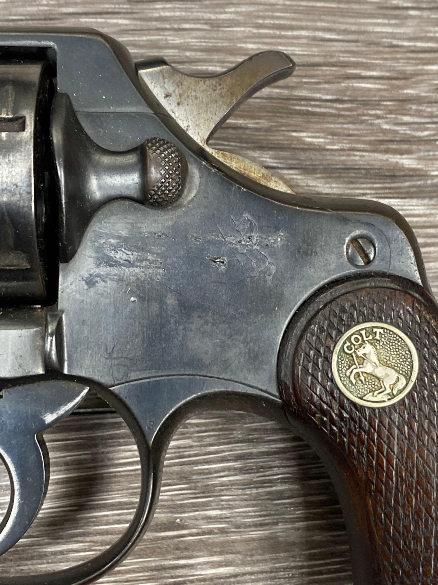 St. LOUIS PD MARKED COLT ARMY SPECIAL DOUBLE ACTION REVOLVER .38 SPECIAL CAL.
