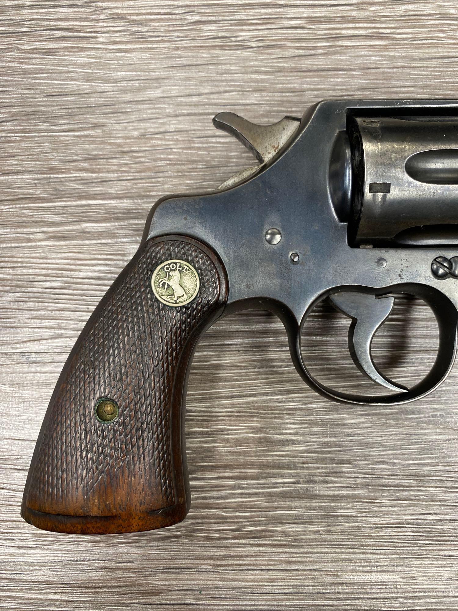 St. LOUIS PD MARKED COLT ARMY SPECIAL DOUBLE ACTION REVOLVER .38 SPECIAL CAL.