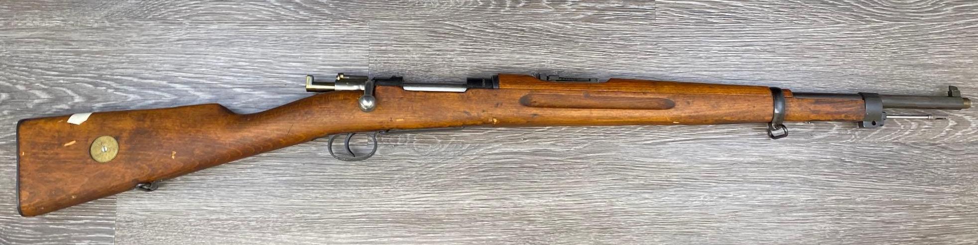 M38 SWEDISH MAUSER 6.5x55mm CAL. by HUSQVARNA and WWII DATED 1943