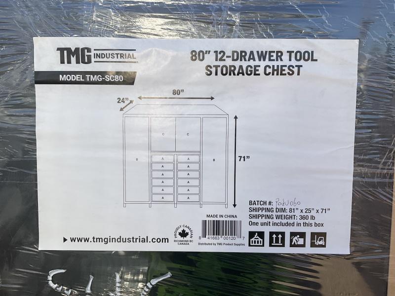 TMG-SC80 80IN 12-DRAWER STORAGE CHEST