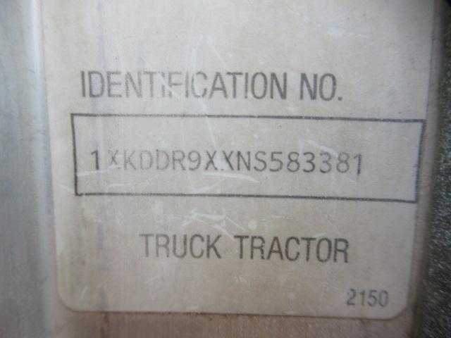 1992 KENWORTH T800 4 AXLE DUMP TRUCK