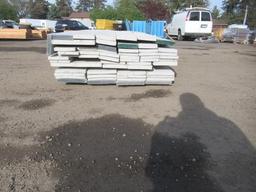 APPROX (70) PIECES OF ASSORTED SIZE TREATED LUMBER