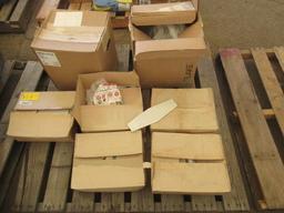 (5) BOXES OF ELONGATED HEX TILES & (2) BOXES OF ARCTIC COLOR EPOXY FLOOR FLAKES