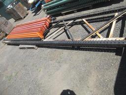 PALLET RACKING - 17' 4'', 16', 10' UPRIGHTS & (10) 8' CROSS ARMS