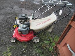 JOHN DEERE 14PZ & SNAPPER GAS WALK BEHIND LAWN MOWER *OPERATING CONDITION UNKNOWN*