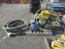 WACKER NEUSEN PTS4 4'' TRASH PUMP W/ HOSES