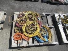 APPROX (10) ASSORTED EXTENSION CORDS