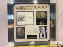 "A Beautiful Mind" John Nash Book Russell Crowe 8x10 Photo Frame