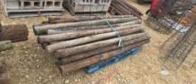 WOODEN FENCE POSTS