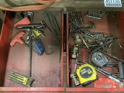 TOOL BOX, ON A ROLLING CART