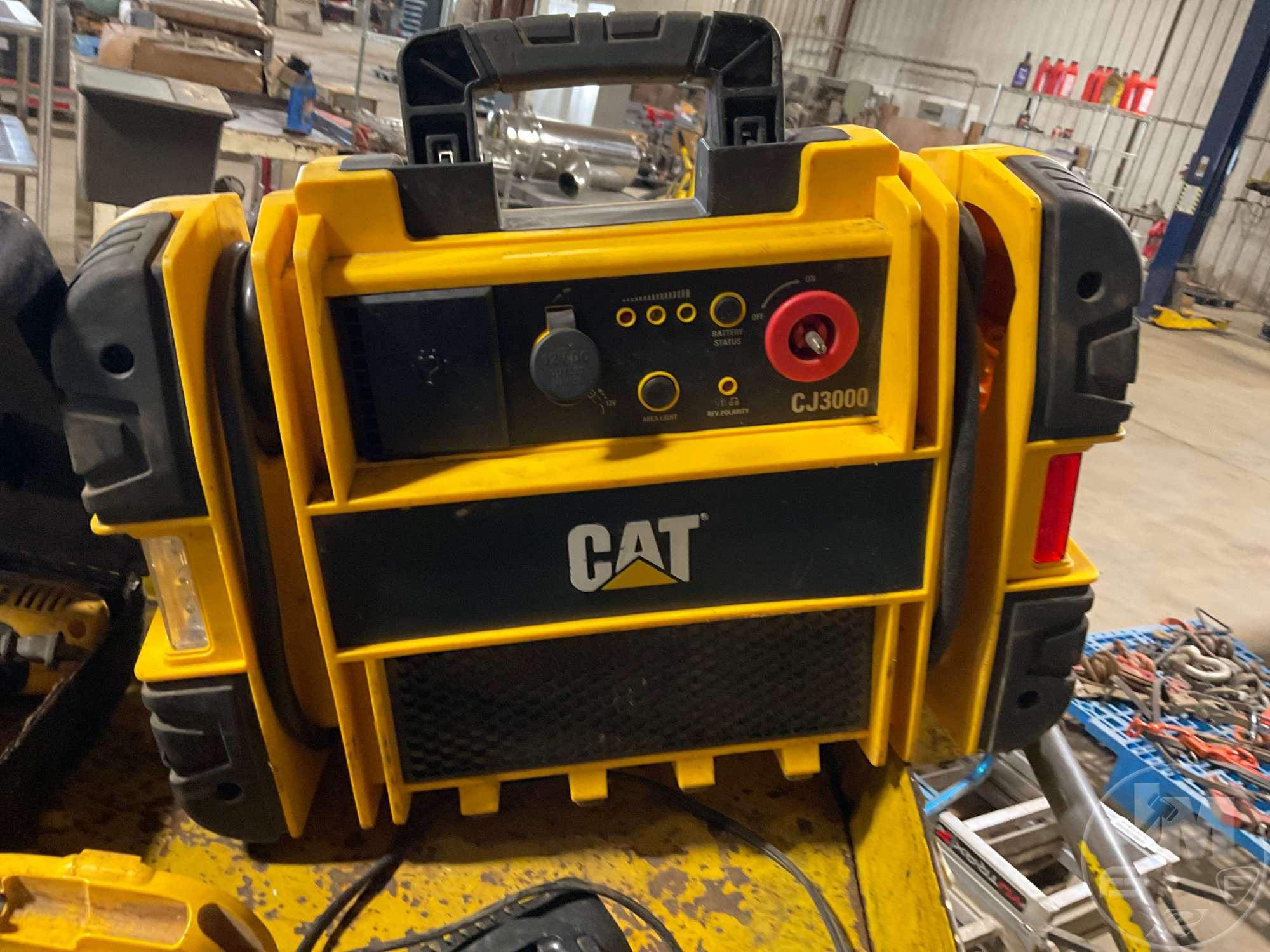 DEWALT CORDLESS DRILLS, RECIPROCATING SAW, BATTERIES, CHARGER, CAT JUMP PACK,