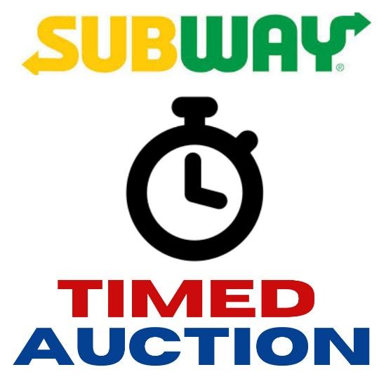 Subway, Red's Pizza & More Timed Auction A1394