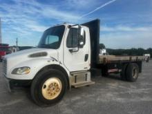 2007 FREIGHTLINER M2 106 SINGLE AXLE FLATBED TRUCK