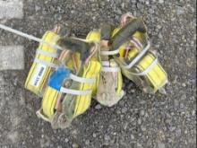 LOT OF (4) RATCHET STRAPS