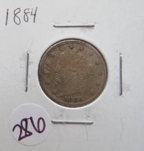 1884- V- Nickel