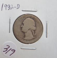 1932-D Washington Quarter