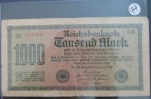 1922- Germany 1000 Mark Bank Note