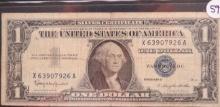1957-B 1 Dollar Silver Certificate