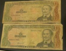 2- One Peso, Dominican Republic