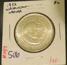 1952- Washington/ Carver Coin