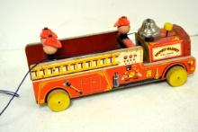 Fisher Price Winkey Blinky firetruck pull toy
