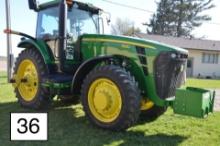 JD 2007 8230 M Tractor MFWD Duals 1335 Hours