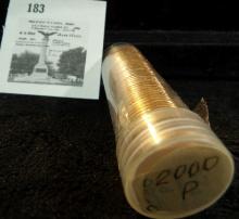 (1) 2000 P Gem UNC BU ROLL Lincoln Cents