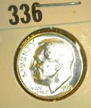 1964 P Silver Roosevelt Dime, Brilliant Uncirculated.