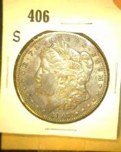 1897 S Morgan Silver Dollar, EF.