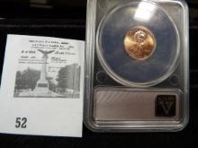 2009 P ANACS slabbed MS67 RD Lincoln Cent Inaugural Ed. - Formative Years.