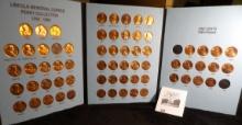 1959-1996 Partial Set of BU Lincoln Head Cents in a blue Whitman folder.
