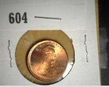 2000 P Lincoln Cent Brilliant Uncirculated Off-center strike Mint Error Lincoln Cent, from the colle