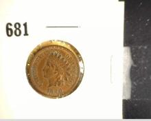 1890 Indian Head Cent, EF.