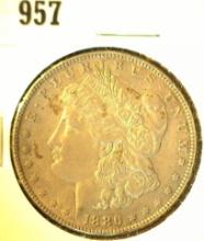 1886 P Morgan Silver Dollar, EF+.