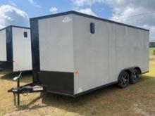 2022 ROCK SOLID 8.5' X 16' V-NOSE CARGO TRAILER