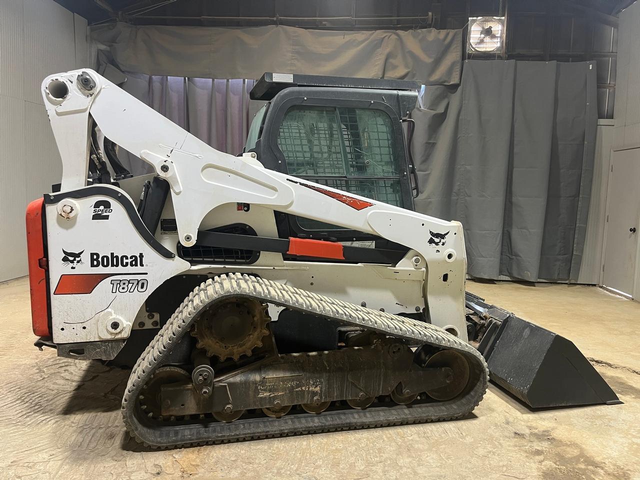 2018 Bobcat T870 Skid Steer Loader