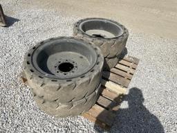 31x10-20 Solid Skid Steer Tires