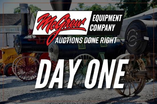 Day ONE of McGrews ANTIQUE TRACTOR TUESDAY Auction