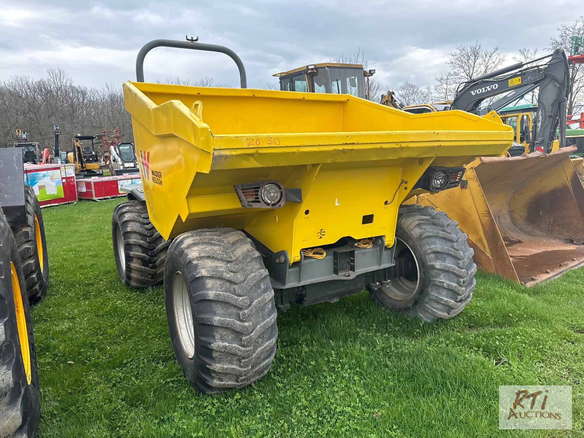 2016 Wacker Neuson DW90 articulated dumper, low hours