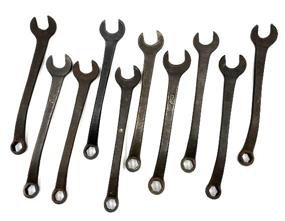 (10) Vintage Ford Script Wrenches