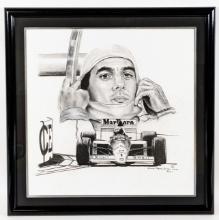 Ayrton Senna Sketch By Robert Stephan Simon