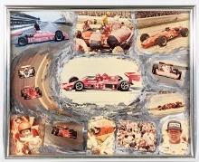 A.J. Foyt Photo Collage Painting By Gloria Schloss