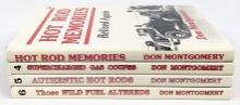 (4) Don Montgomery Historic Hot Rod & Racing Books