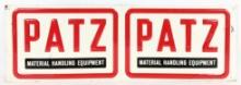 Patz Material Handling Equipment SST Sign
