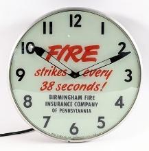 Birmingham Fire Insurance Co. Adv. Pam Clock