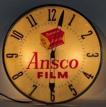 Vintage Ansco Film Advertising Pam Clock